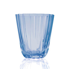 Arc Motif Blue Drinking Glass