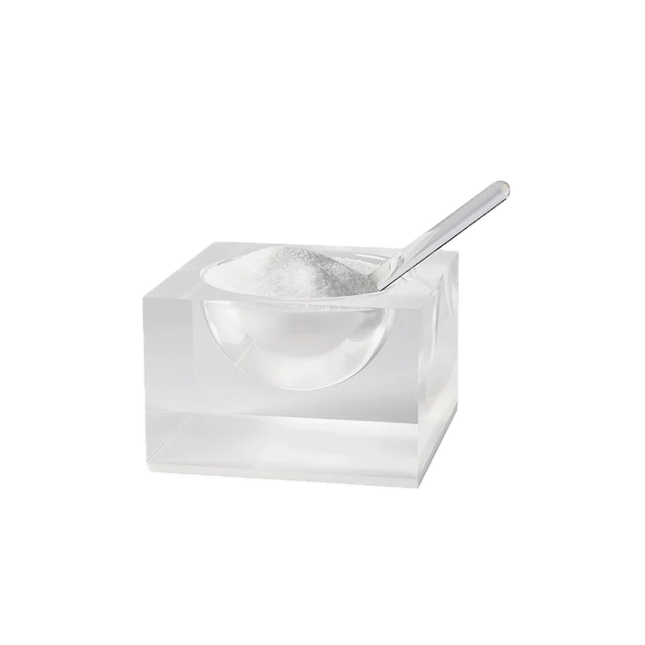 Acrylic Honey & Salt Dish White