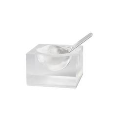 Acrylic Honey & Salt Dish White