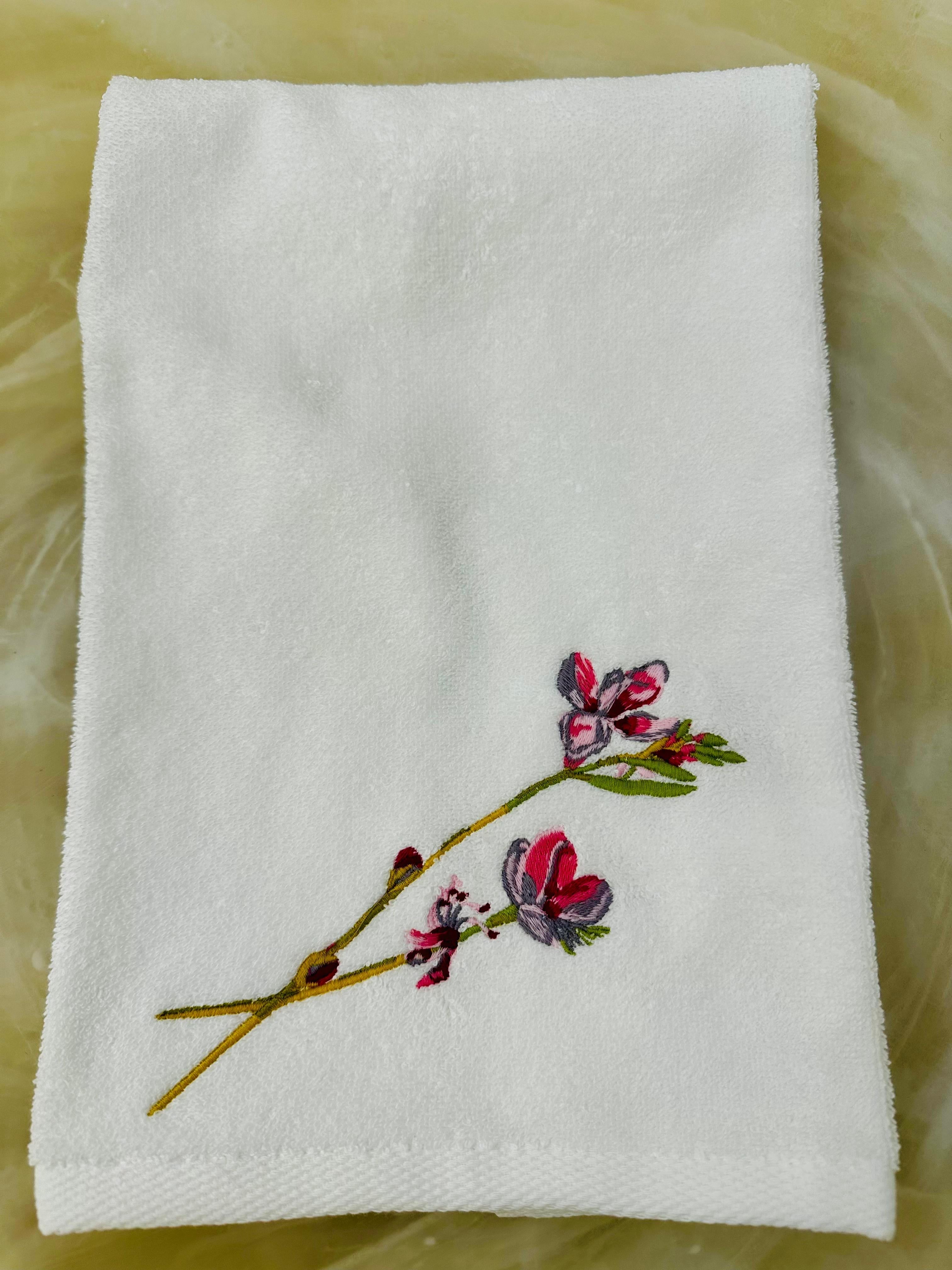 GAURA Floral Guest Towel – Cotton Modal
