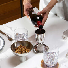 Coluna Kiddush Cup, Marble & Silver