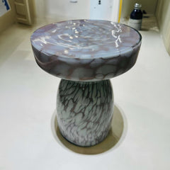 Art Glass Lilac Table
