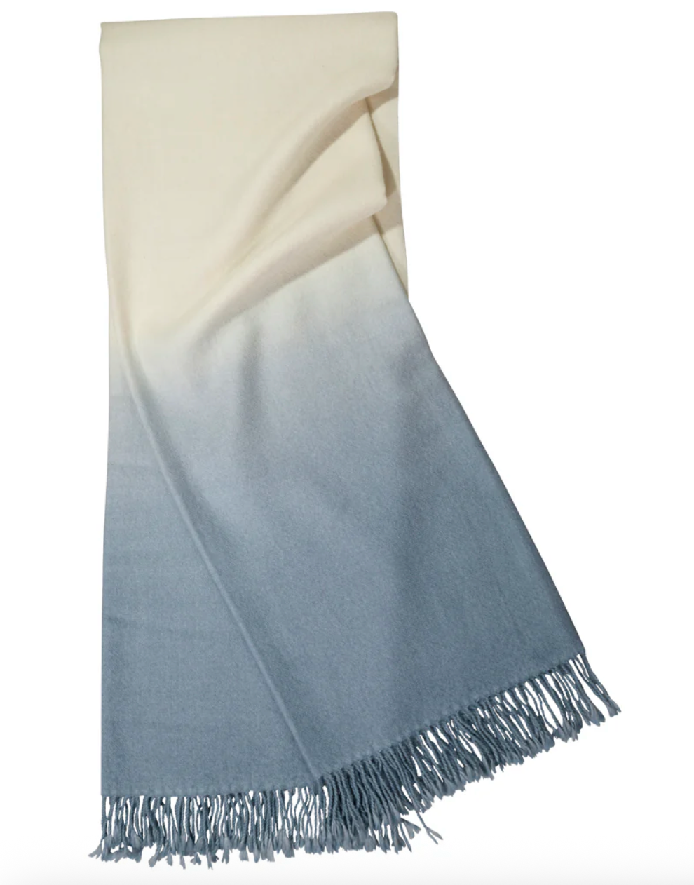 Dip-Dyed Throws