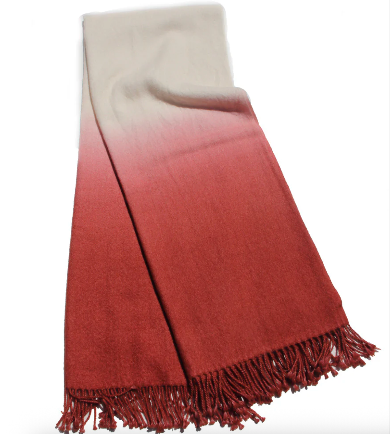 Dip-Dyed Throws