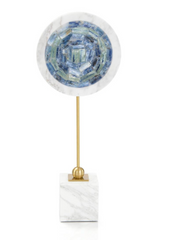 CYANITE RINGS MOSAIC SCULPTURE