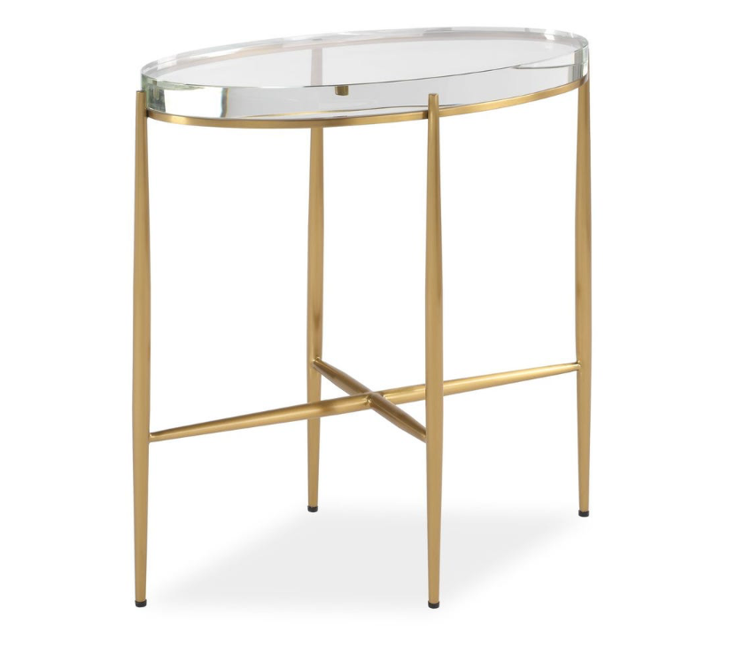 Crystal Clear Accent Table
