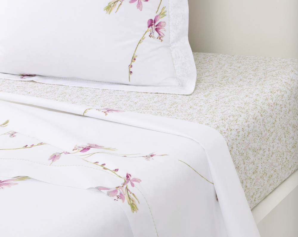 GAURA Organic Cotton Percale Fitted Sheet