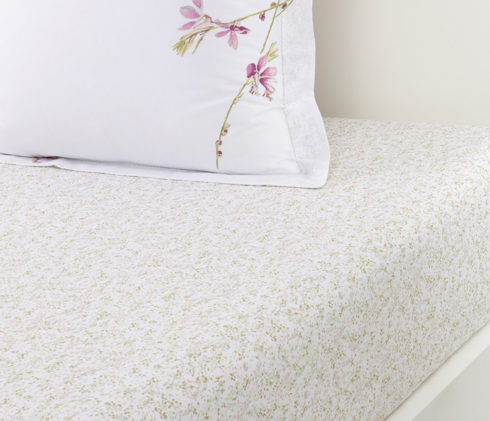 GAURA Organic Cotton Percale Fitted Sheet