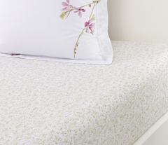 GAURA Organic Cotton Percale Fitted Sheet