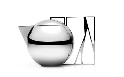Abstract Handle Tea Pots