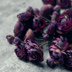Artificial Ranunculus Bunch - Purple