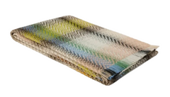 Check Throw Blanket - Beige Multicolor