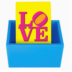 2 Deck Card Holder Blue