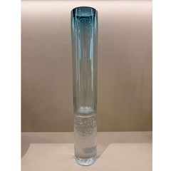 Elegant Ombre Glass Bud Vase