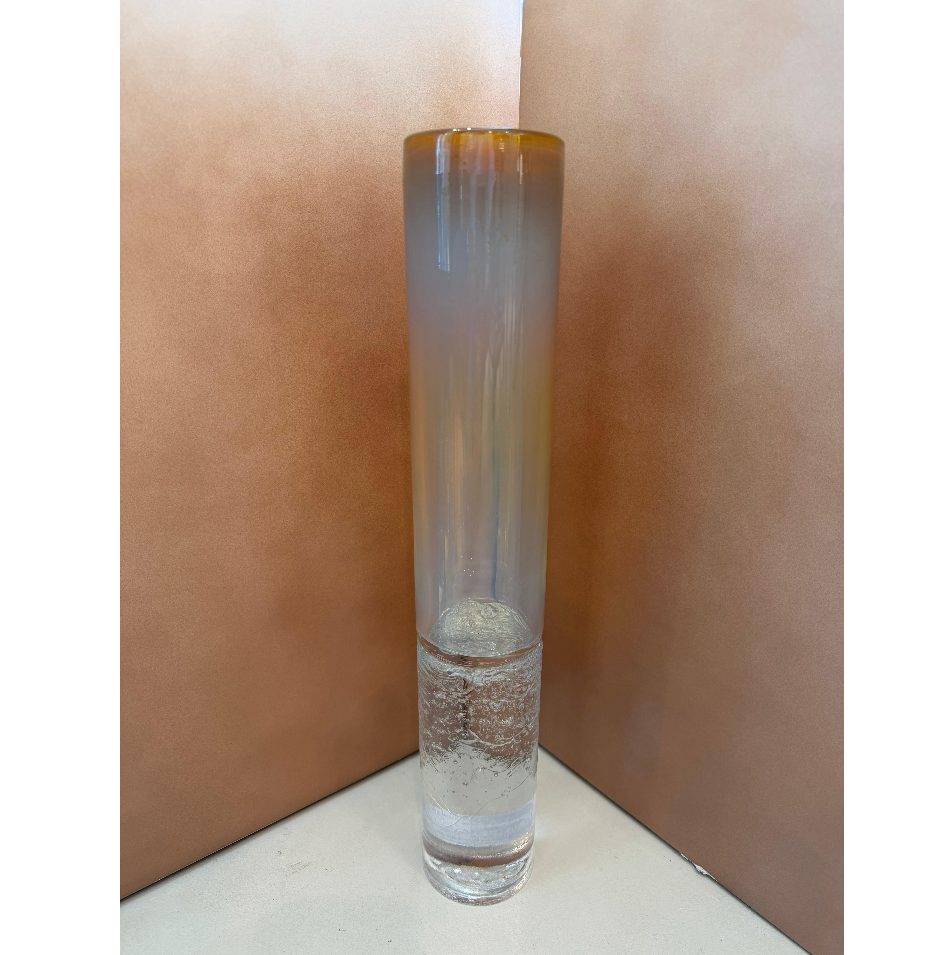 Elegant Ombre Glass Bud Vase