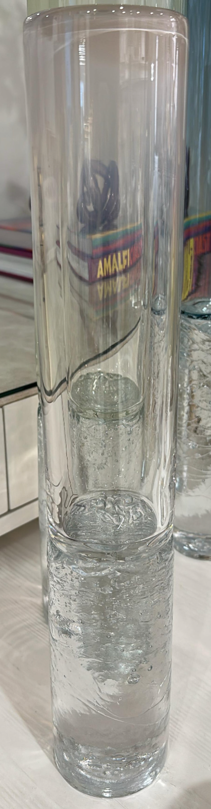 Elegant Ombre Glass Bud Vase