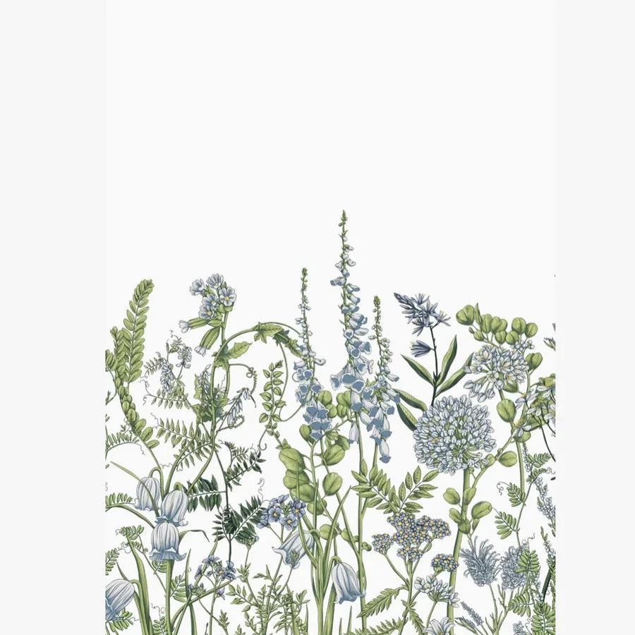 Blue Fields Printed Towel