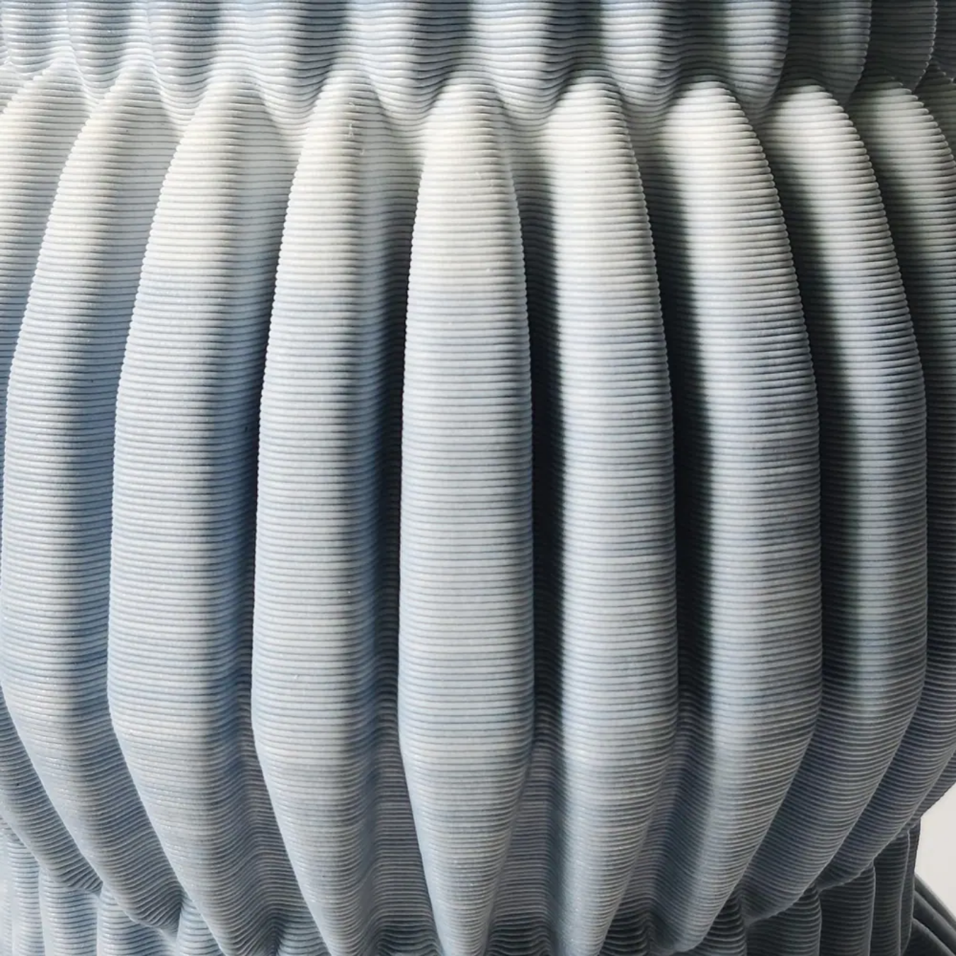 Blue Ombre 3D Printed Vases