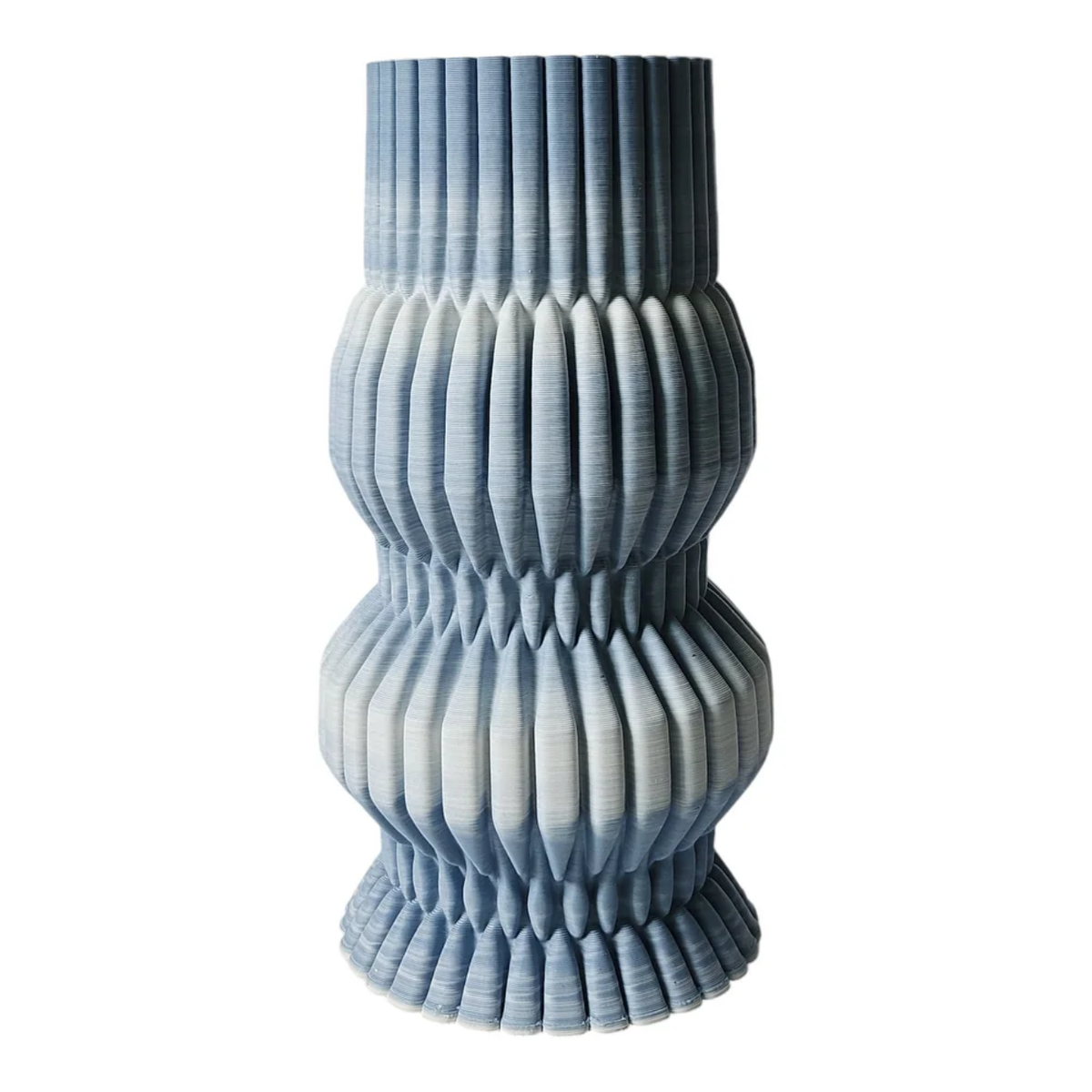 Blue Ombre 3D Printed Vases