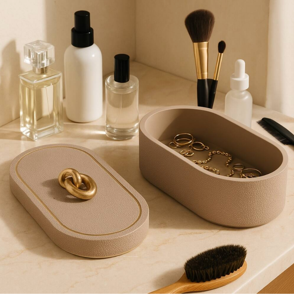 FAUX SHAGREEN BOX