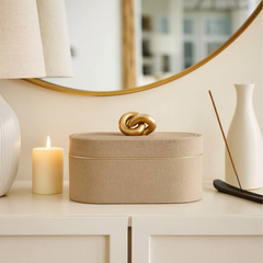 FAUX SHAGREEN BOX