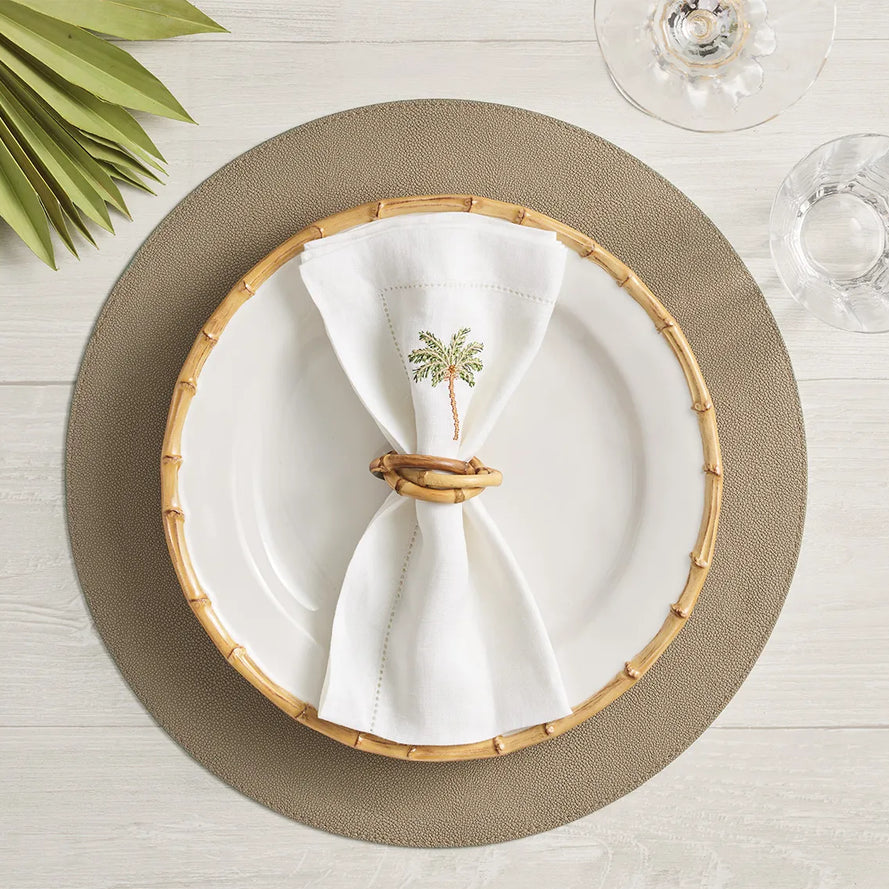 Bamboo Trinity Napkin Rings