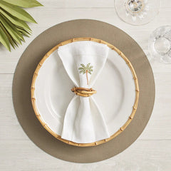 Bamboo Trinity Napkin Rings