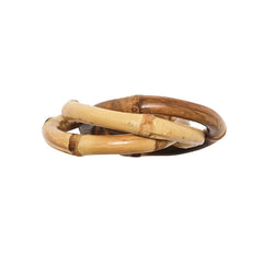 Bamboo Trinity Napkin Rings