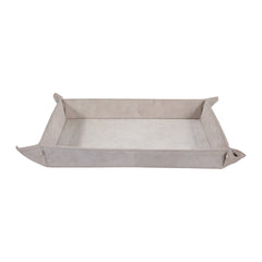 Cream Suede Tray