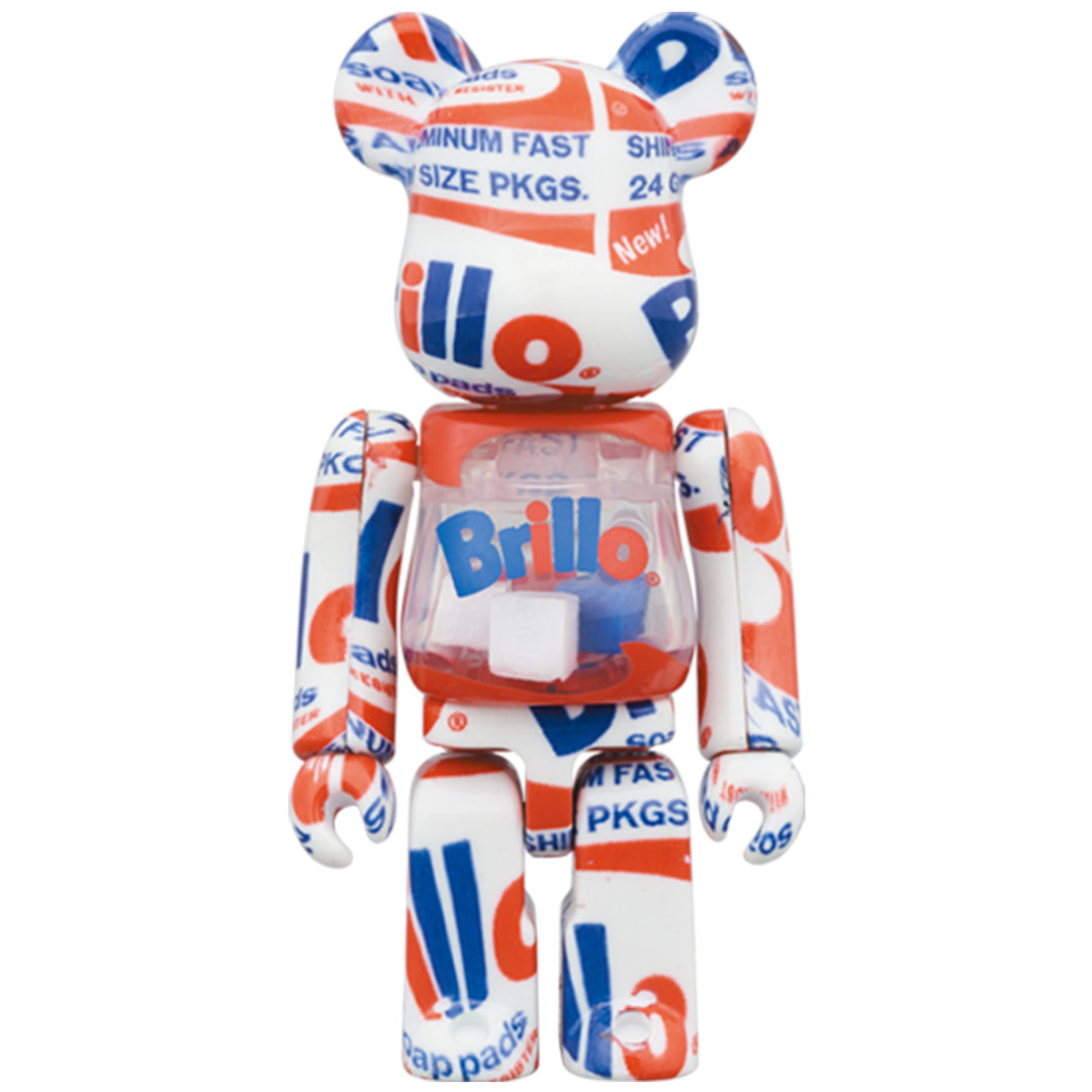 Be@rbrick Andy Warhol "Brillo" 2022 100% and 400% Set