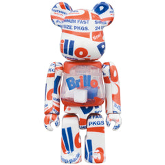 Be@rbrick Andy Warhol "Brillo" 2022 100% and 400% Set