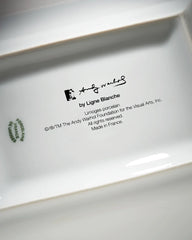 Andy WARHOL Tray in Limoges porcelain "Color Flowers"