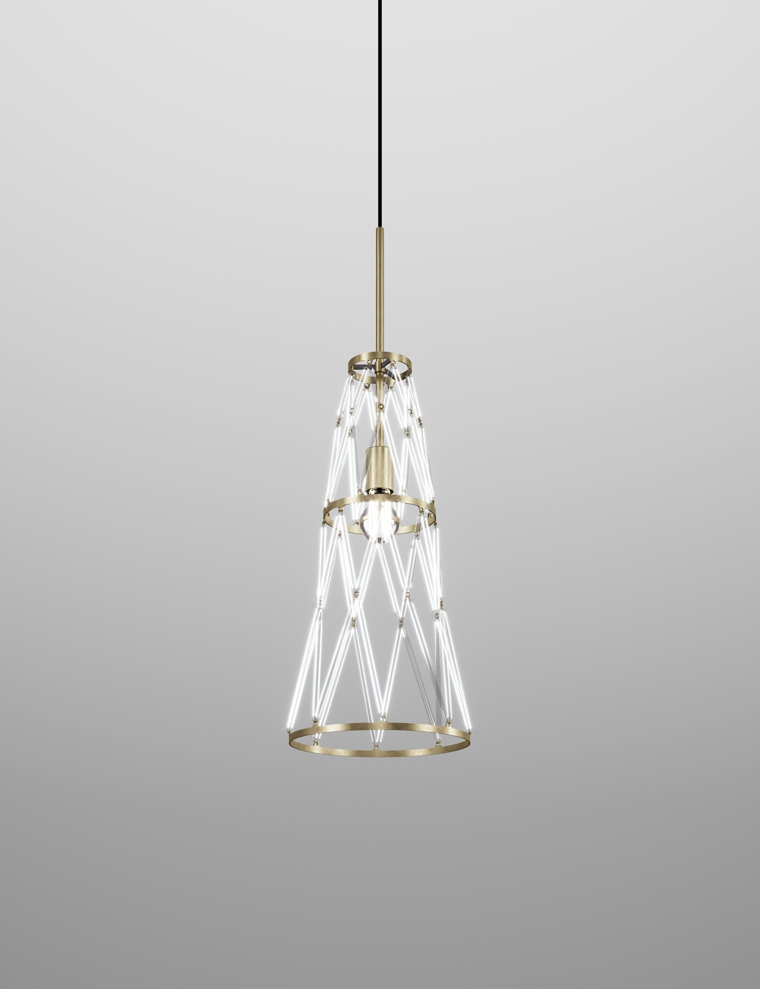 Crystal/Gold Pendant