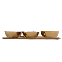 Auburn Serving Tray & Appetizer Bowls