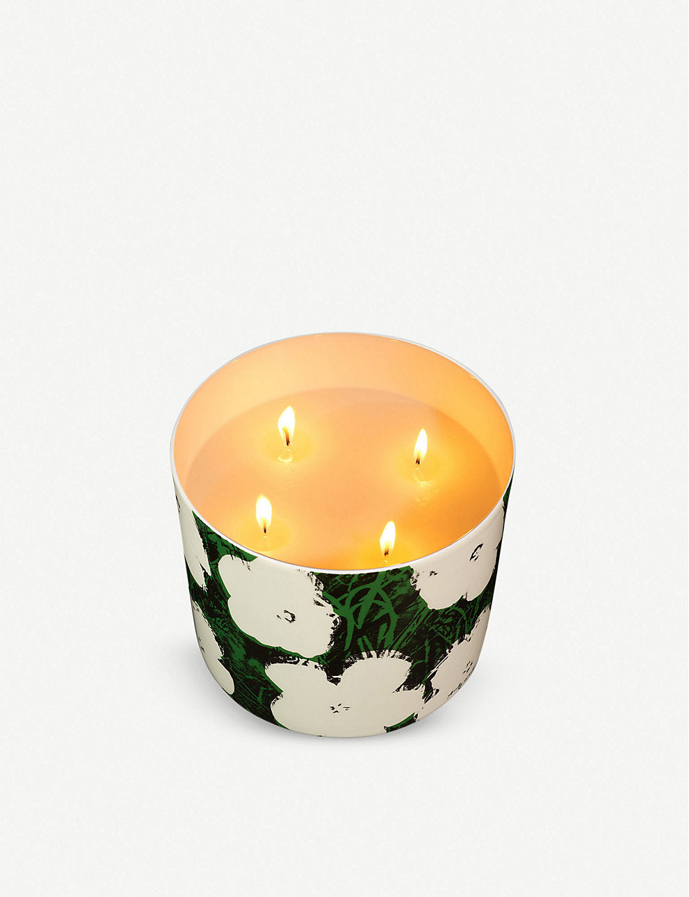 Andy Warhol ”Flowers” Giant candle - White Flowers