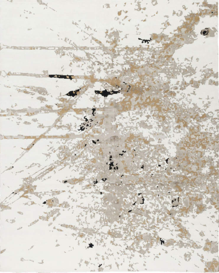 Fluxus Granite Rug 8" x 10"