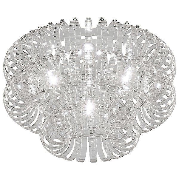 Crystal Rings Flushmount