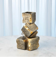 Faux Pyrite Vase