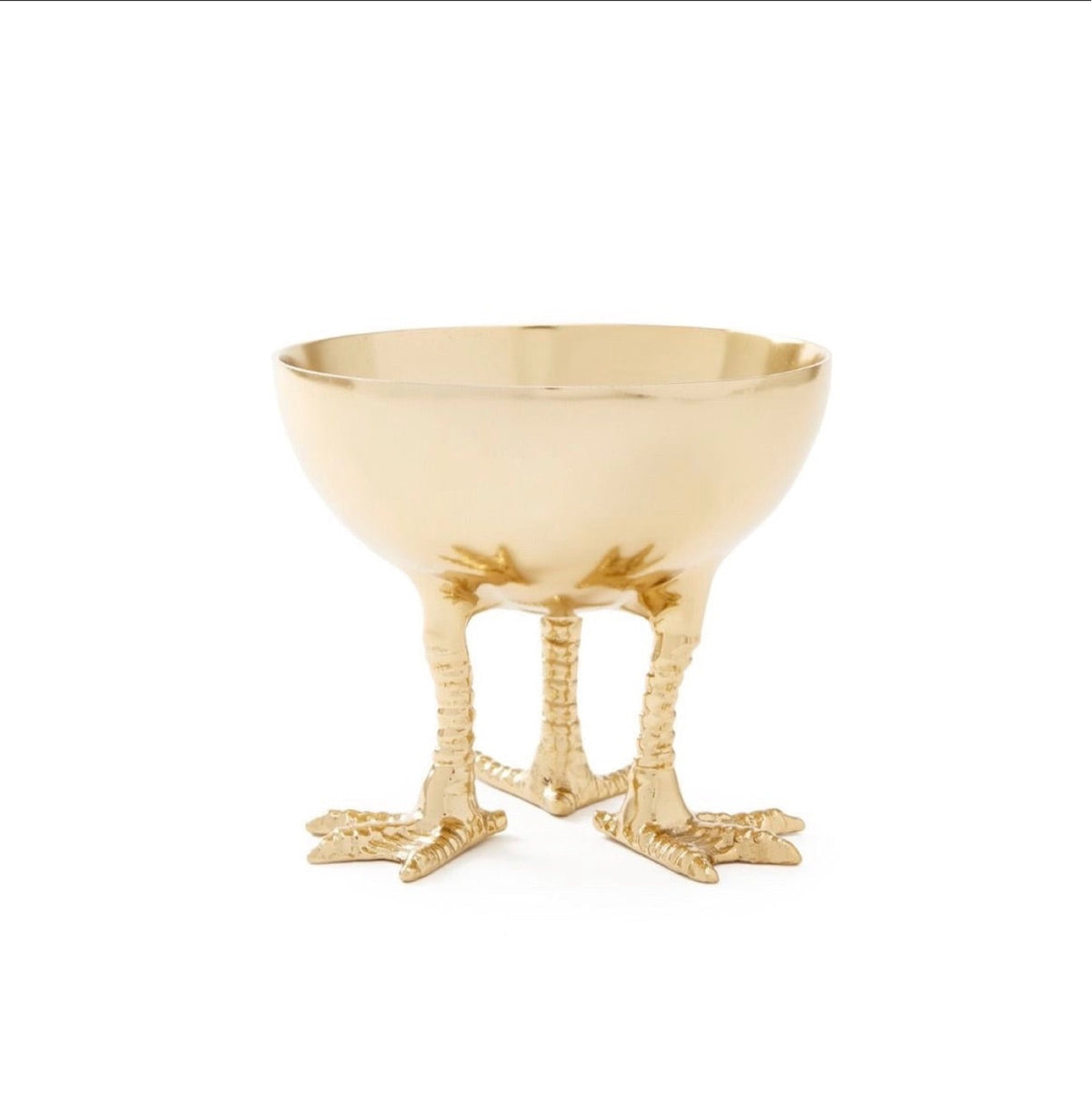 Daphne Bowl, Brass Finish