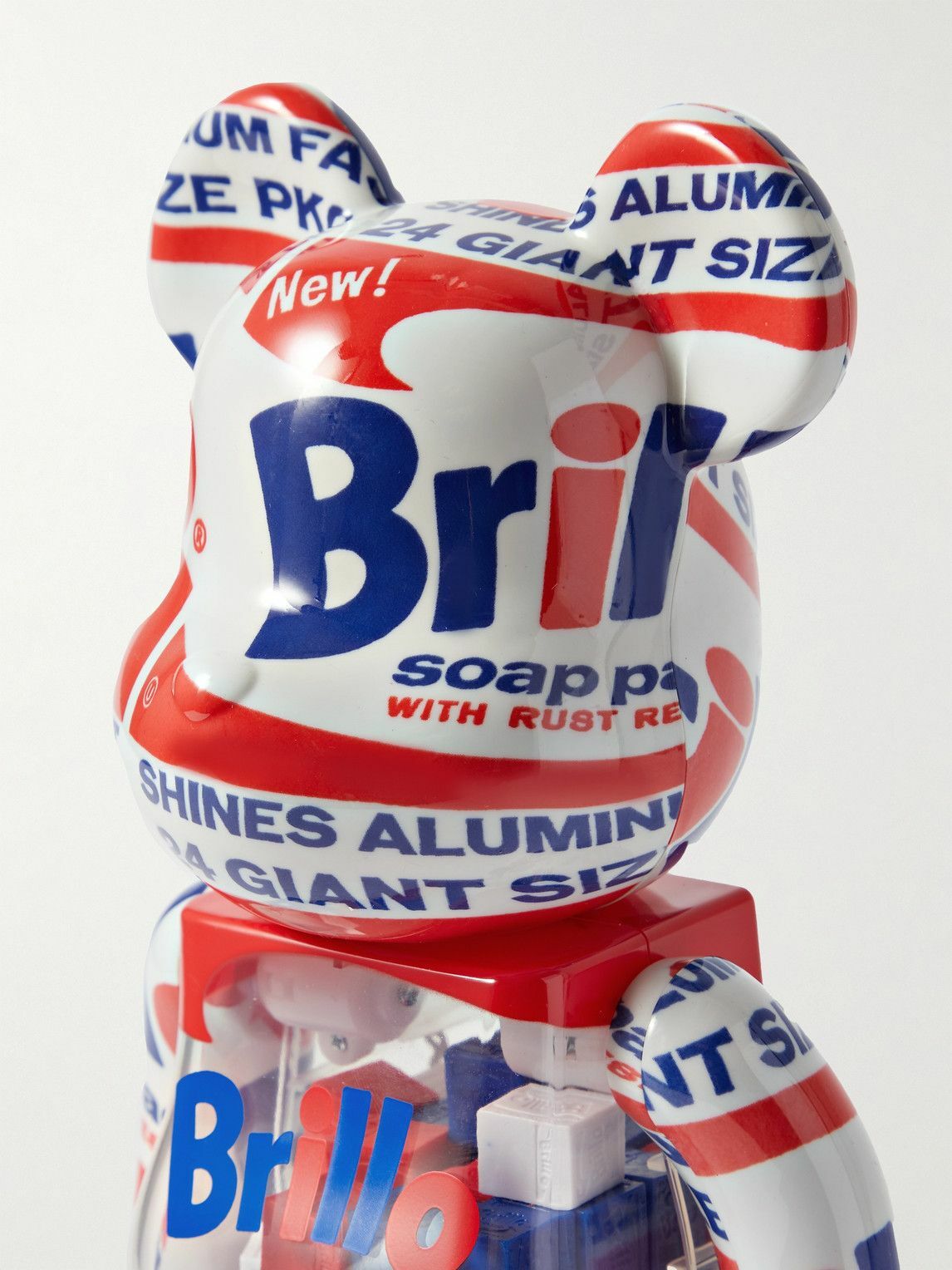 Be@rbrick Andy Warhol "Brillo" 2022 100% and 400% Set