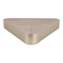 Beige Faux Shagreen Triangular Bowl