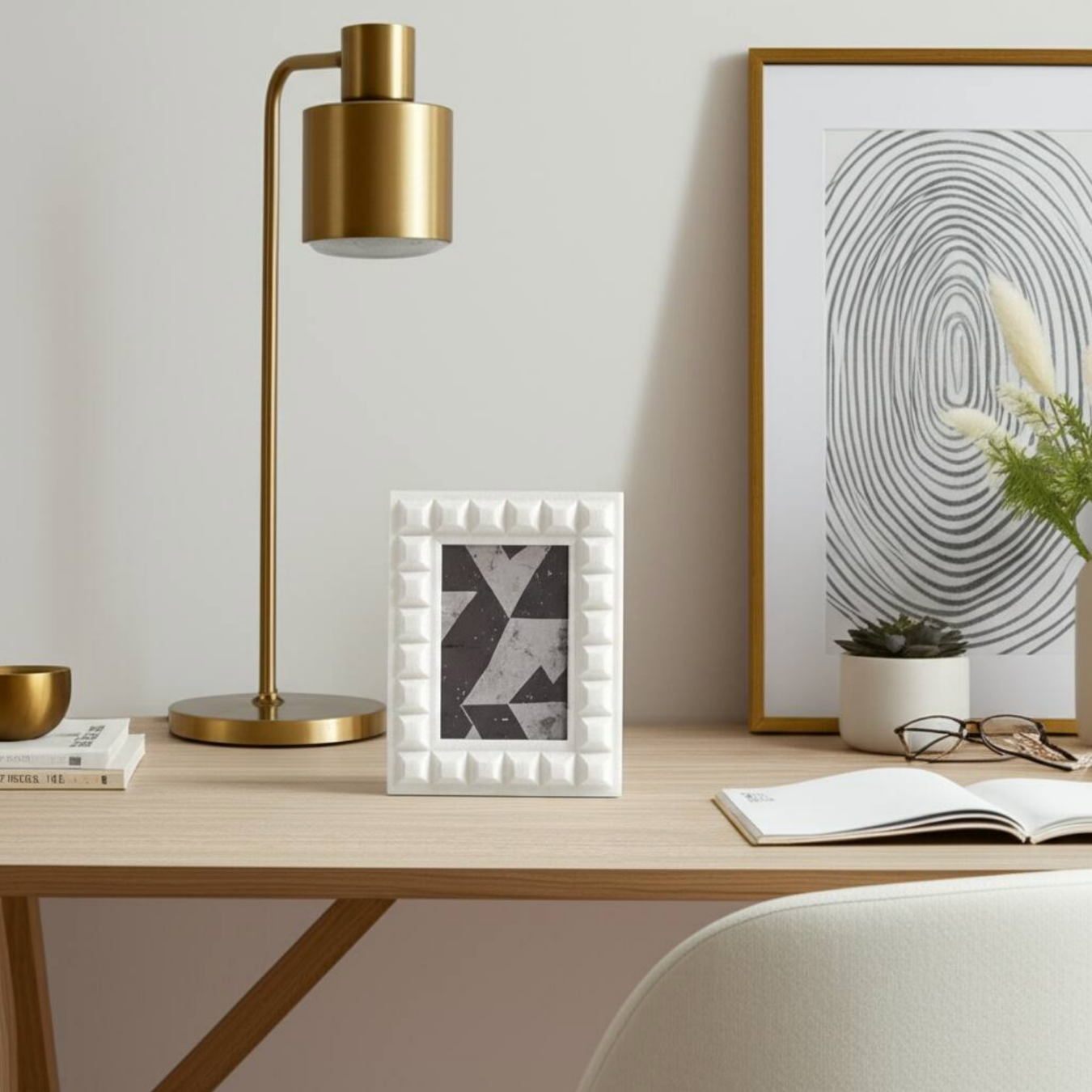 Border Quartz Photo Frame