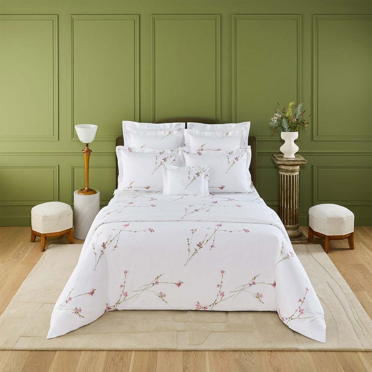 GAURA Organic Cotton Percale Fitted Sheet