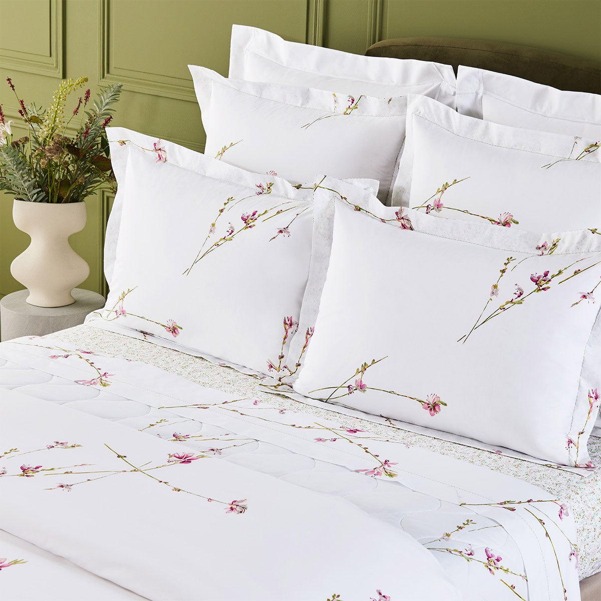 GAURA Organic Cotton Percale Fitted Sheet